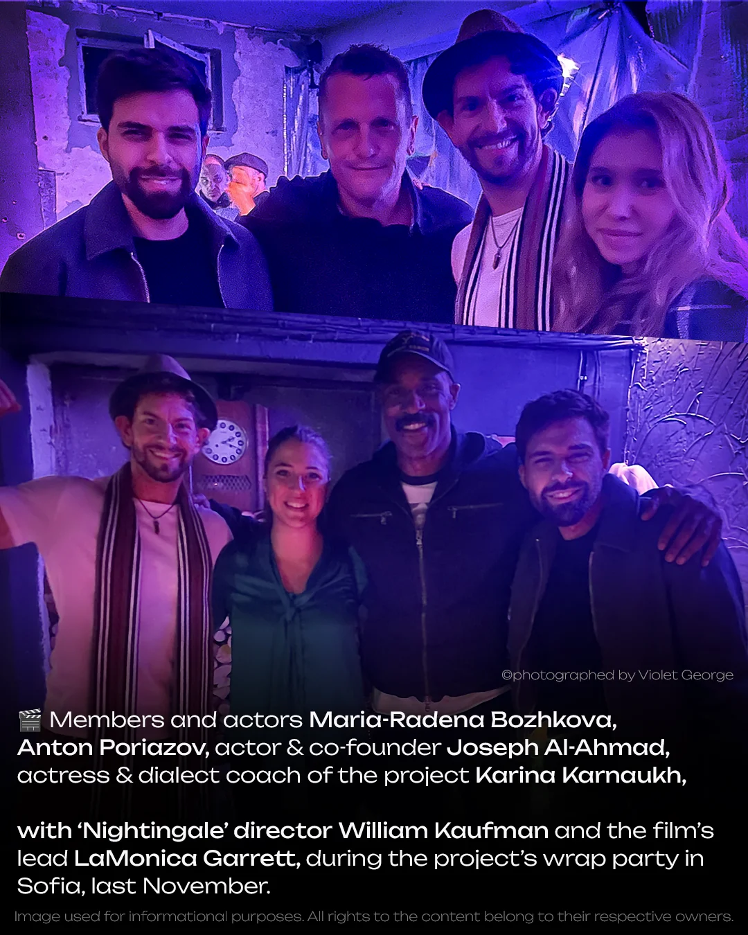 Anton Poriazov, Maria-Radena Bozhkova, LaMonica Garrett, Joseph al-Ahmad